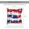 18" Distressed Stars & Stripes Indoor Outdoor Pillow